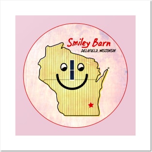 Smiley Barn Wisconsin, Delafield WI Posters and Art